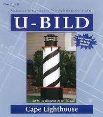 Cape hatteras light is a lighthouse located on hatteras island in the outer banks in the town of buxton, north carolina and is part of the cape hatteras . U Bild 941 Cape Lighthouse Project Plan Woodworking Project Plans Amazon Com