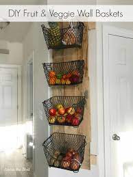 It is exactly what i envisioned. Diy Wall Mounted Fruit And Veggie Holder Across The Blvd