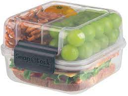 See more ideas about lunch containers, lunch, food storage containers. Amazon Com Snaplock By Progressive Lunch Cube To Go Container Gray Snl 1005b Easy To Open Silicone Seal Snap Off Lid Stackable Bpa Free Kitchen Dining