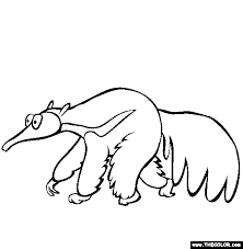 Coloring book or coloring picture of little funny lion jumping out of the jungle. Jungle Animals Online Coloring Pages