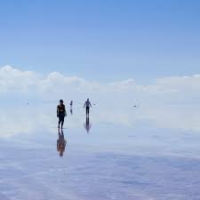 The line which divides the sky and the land is barely discernible and it is hard to tell what is real and. Photo Essay The Salt Flats Of Uyuni Bolivia