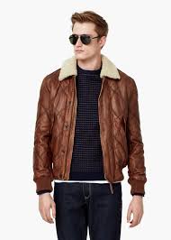 Leather Aviator Jacket Men Mango Man Usa Jackets Men Fashion Aviator Jackets Mens Jackets