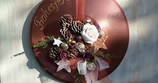 Turkranze Turkranz Schellack Schallplatte Upcycling Ein Designerstuck Von Weihnachtsbasteln Kreativ Deko Weihnachten