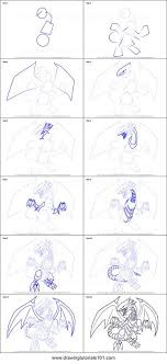 How To Draw Blue Eyes White Dragon From Yu Gi Oh Official Card Game Printable Step By Step Drawing Sheet Drawingtuto White Dragon Dragon Eye Drawing Eye Art
