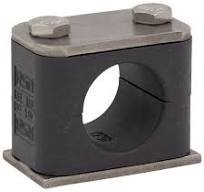 1/2" Tube RSB Anti-Corrosion Clamp 316 Stainless Steel Hardware