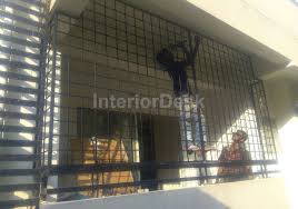 The safety grill design for balcony will be fulfilled when you cover all the areas of your balcony with either iron or steel grill for better safety. Balcony Safety Grill Work In Bangalore Grill Work Service In Bangalore