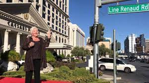 Her mother simone was a shorthand typist; Une Rue Line Renaud A Las Vegas