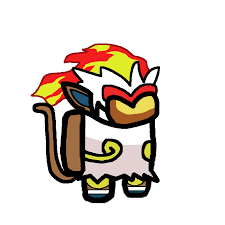 This pokémon puffs poisonous spores at its foes. I Made An Infernape Skin For Among Us Inspired By U Marcr125x Pokemon