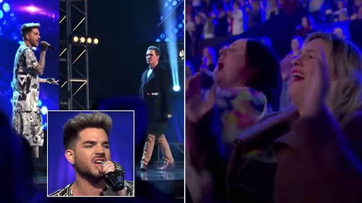 Adam Lambert's surprise duet of Queen's 'I Want To Break Free' during  stunned singer's X Factor audition