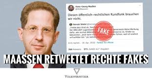 Die skepsis gegenüber den medienberichten zu rechtsextremistischen hetzjagden in chemnitz werden von mir geteilt. Ex Verfassungsschutz Maassen Retweetet Lugen Von Rechtsradikalen Volksverpetzer