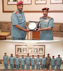 قائد عام شرطة عجمان يستقبل نائب مدير عام شؤون الأمن والمنافذ بشرطة أبوظبي رئيس اللجنة التنسيقية للأسلحة والمتفجرات بوزارة الداخلية القيادة العامة لشرطة عجمان