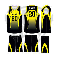 Basketball Jersey Design Black And Yellow Pin On Basketball Uniforms