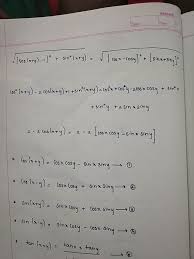 The derivative of sin x is cos x, the derivative of cos x is −sin x (note the negative sign!) and the derivative of tan x is sec2x. How To Prove Cos X Y Cosx Cosy Sinx Siny Quora