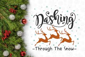 Maymay's 2021 spring /summer dt brittanee bentley reversible easel card jul 28, 2021. Dashing Through The Snow Reindeer Svg Design By Agsdesign Thehungryjpeg Com