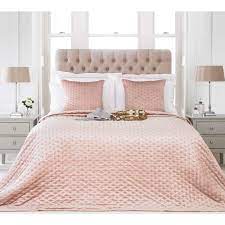 Rayon satin terry denim microsuede velour bedspread bedding sets comforter bedding sets coverlet bedding sets duvet cover bedding sets quilt bedding sets quilts modern farmhouse. Pink Champagne Zari Quilted Velvet Bedspread Metallic Cotton Velvet Bedspread