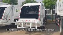 ISUZU Rear Loader 10-14cbm Solid Waste Management Waste Compactor Garbage  Truck for Sale