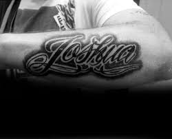 The earliest known name tattoo designs were observed on the bodies of the tribes, who etched names of name tattoo designs are those in which the name of a person is inked on one's body. 40 Forearm Name Tattoos For Men Manly Design Ideas