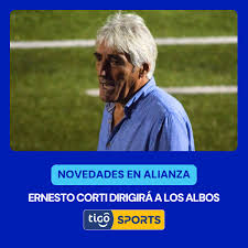 CARUCHA" ES EL NUEVO TIMONEL ALBO 🅰️🐘 👨‍🏫 El técnico argentino Ernesto  Corti firmó con Alianza para dirigir a los elefantes durante los próximos  dos torneos cortos, tras la salida del nacional