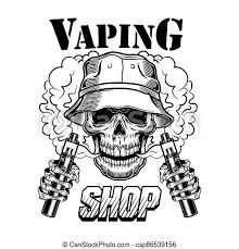 Check spelling or type a new query. Vape Shop Vector Illustration Trendy Hipster Vaper Skull With Electronic Cigarettes And Vapor Lifestyle Concept For Vape Canstock