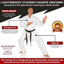 Ronin Karate Gi Lightweight Student Karate Uniform