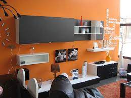 Decoracion De Salas En Tonos Naranjas Y Grises Decoracion De Unas Diseno Interior Del Hogar Interiores Del Hogar