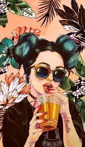 Choose the pink color scheme for a more typical girls bedroom interior or go with black and white or grey removable wallpaper and add in some pops of pink here and there for a more. 1001 Ideas For Super Cool Wallpapers For Girls
