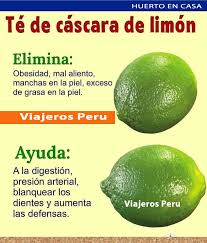 El té de cáscara de limón es una bebida natural que se prepara utilizando  la cáscara del limón. Este té es conocido por sus diversos beneficios para  la salud, además de ser
