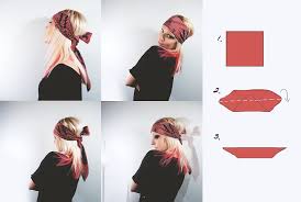 Learn, how to tie a bandana around your face? Head Scarf Style 6 Easy Ways