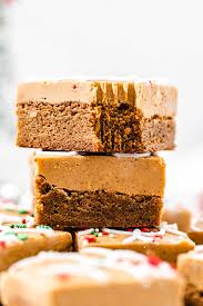 A blondie (also known as a blonde brownie) is a variety of dessert bar. Gingerbread Fudge Blondies Queenslee Appetit