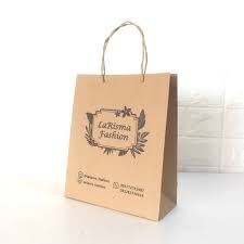 Paperbag Dengan Handel Tali Biasa Minimal Order 100pcs Material Kraft Paper Brown 125gsm Tersedia Ukuran Lain Katalog L Paper Shopping Bag Shopping Bag Bags