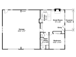 Click the image for larger image size and more details. Garage Apartment Plans 1 Story Garage Apartment Plan With 2 Car Garage 051g 0079 At Www Thegarageplanshop Com