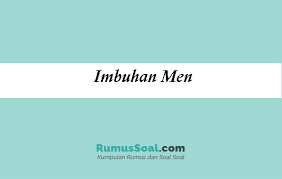 Imbuhan Men Pengertian Fungsi Manfaat Makna Contoh
