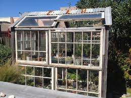 Use old glass windows to build either a. Old Windows The Outer Sunset Happy Plants