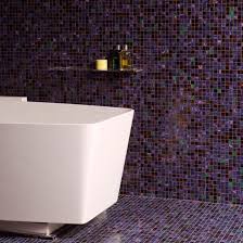 6 Bathroom Tile Ideas Floor To Ceiling Purple Mosaic Bathroom Tiles Tile Bathroom Floor And Shower Small Bathroom Tiles Mosaic Bathroom Bathroom Tile Designs