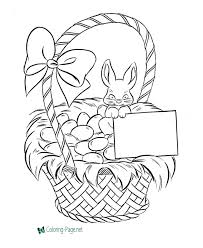 This awesome book comes with so many different pages to color! Easter Basket Coloring Pages