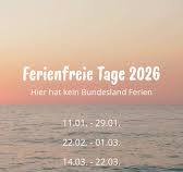 📅🤩 Hier sind alle ferienfreie Tage 2026, an denen kein Bundesland Ferien  hat! Perfekt für Planung und Organisation!