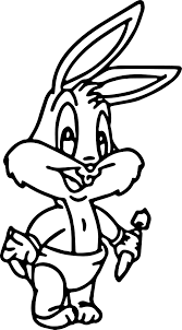 2 x 3 inches quantity: Cool Baby Bugs Bunny Eating Carrot Coloring Page Baby Bugs Bunny Carrot Coloring Page Bugs Bunny