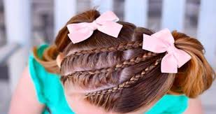بالفيديو تسريحات شعر العيد للأطفال سهلة وبسيطة Little Girl Hairstyles Girl Hairstyles Cute Little Girl Hairstyles