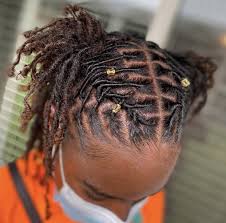 This style is all about connecting with african roots and letting your natural hair grow. First Starter Locs Retwist In 2020 Short Locs Hairstyles Short Dreadlocks Styles Locs Hairstyles