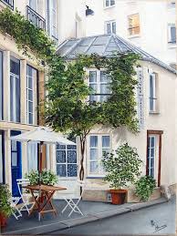 Oeuvre Marie Claire Houmeau La Maison Bastille Architecture Aquarelle Maison Toits De Paris