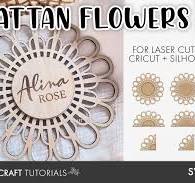 Laser Cut Flower SVG