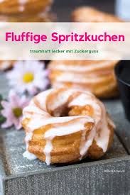 Traumhaft Fluffige Spritzkuchen Mit Zuckerguss Rezept Spritzkuchen Brot Backen Rezept Einfach Kuchen Und Torten Rezepte