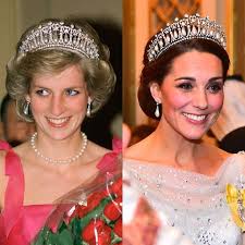Catherine, duchess of cambridge and prince william, duke of cambridge depart the lindo wing with their newborn son. Kate Middleton Wearing Princess Diana S Jewelry Kate Inherited Diana S Engagement Ring Earrings
