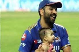 Mumbai indians posted a picture on instagram with samaira. Rohit Sharma Dedicates 50 To Daughter Samaira Celebration Video Goes Sports News