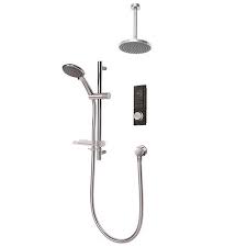 Triton have a huge range of electric showers for your every need. Triton Home Digital Mixer Shower All In One With Round Fixed Head Slider Rail Kit