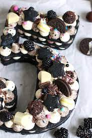Its unbelievably moist and delicious! Oreo Cookie Cream Number Cake Bake To The Roots