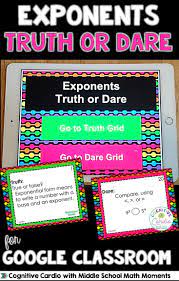 Try This Interactive Game For Google Classroom To Help Math Students Review Exponent Concepts Math M Math Games Middle School Math Games Middle School Math