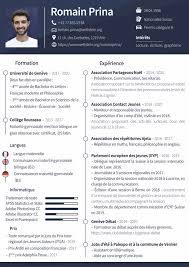 Confecção de cv's seu currículo feito por especialistas! Curriculum Vitae Romain Prina