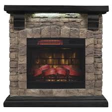 The availability of an item is not guaranteed and is set your heart aflame with this lodge inspired electric fireplace. Chimneyfree Yukon 40 Glen Springs Stone Electric Fireplace Entertainment Center At Menards