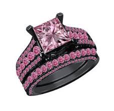 Black And Pink Wedding Ring Electronics Cars Fashion Collectibles Coupons And More Ebay Black Wedding Rings Pink Wedding Rings Sets Black Wedding Ring Sets
